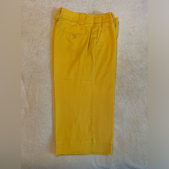 Bright Yellow Women’s Capris - Picture 1 of 2